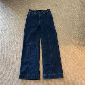 Joe's Jeans Blue Flare Wide Leg Denim